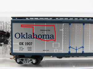 N Scale Micro-Trains MTL 02100411 OK Oklahoma State 40' Standard Boxcar #1907