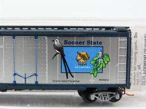 N Scale Micro-Trains MTL 02100411 OK Oklahoma State 40' Standard Boxcar #1907