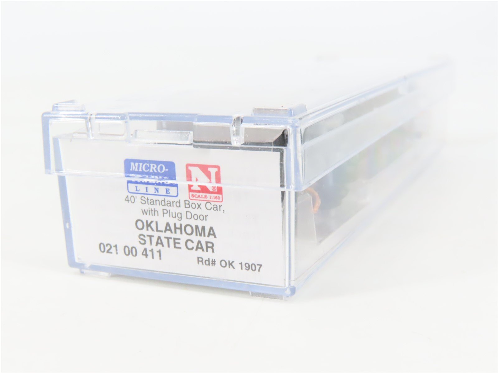 N Scale Micro-Trains MTL 02100411 OK Oklahoma State 40' Standard Boxcar #1907