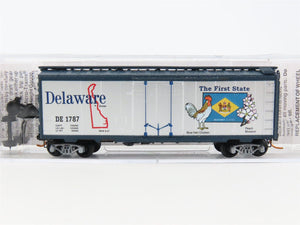 N Scale Micro-Trains MTL 02100414 DE Delaware State 40' Standard Boxcar #1787