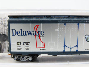 N Scale Micro-Trains MTL 02100414 DE Delaware State 40' Standard Boxcar #1787