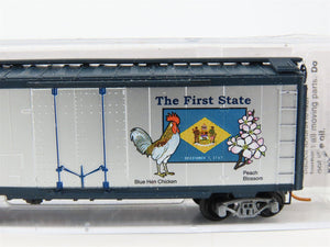 N Scale Micro-Trains MTL 02100414 DE Delaware State 40' Standard Boxcar #1787