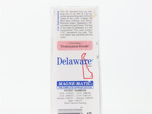 N Scale Micro-Trains MTL 02100414 DE Delaware State 40' Standard Boxcar #1787