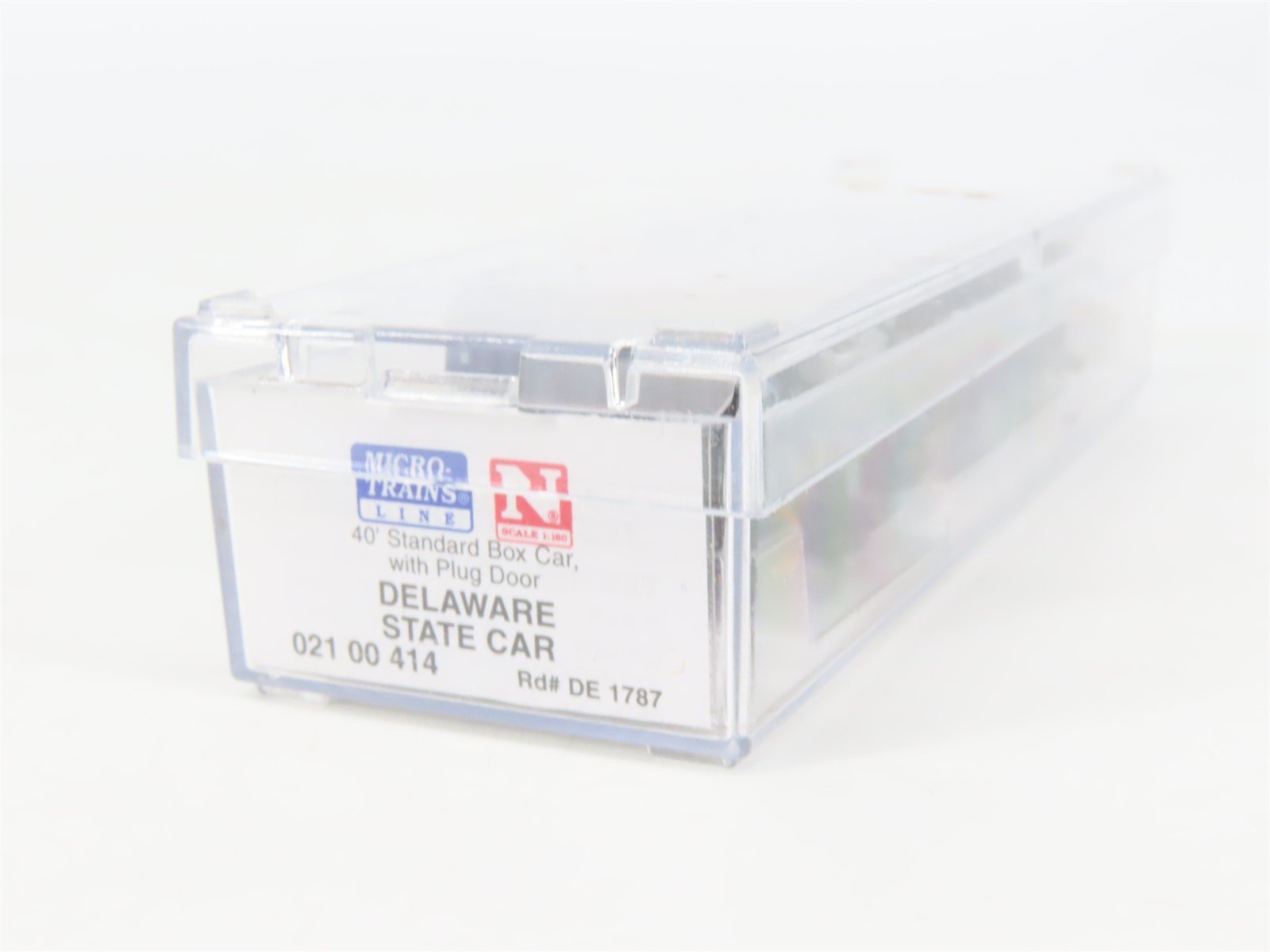 N Scale Micro-Trains MTL 02100414 DE Delaware State 40' Standard Boxcar #1787