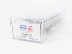 N Scale Micro-Trains MTL 02100414 DE Delaware State 40' Standard Boxcar #1787
