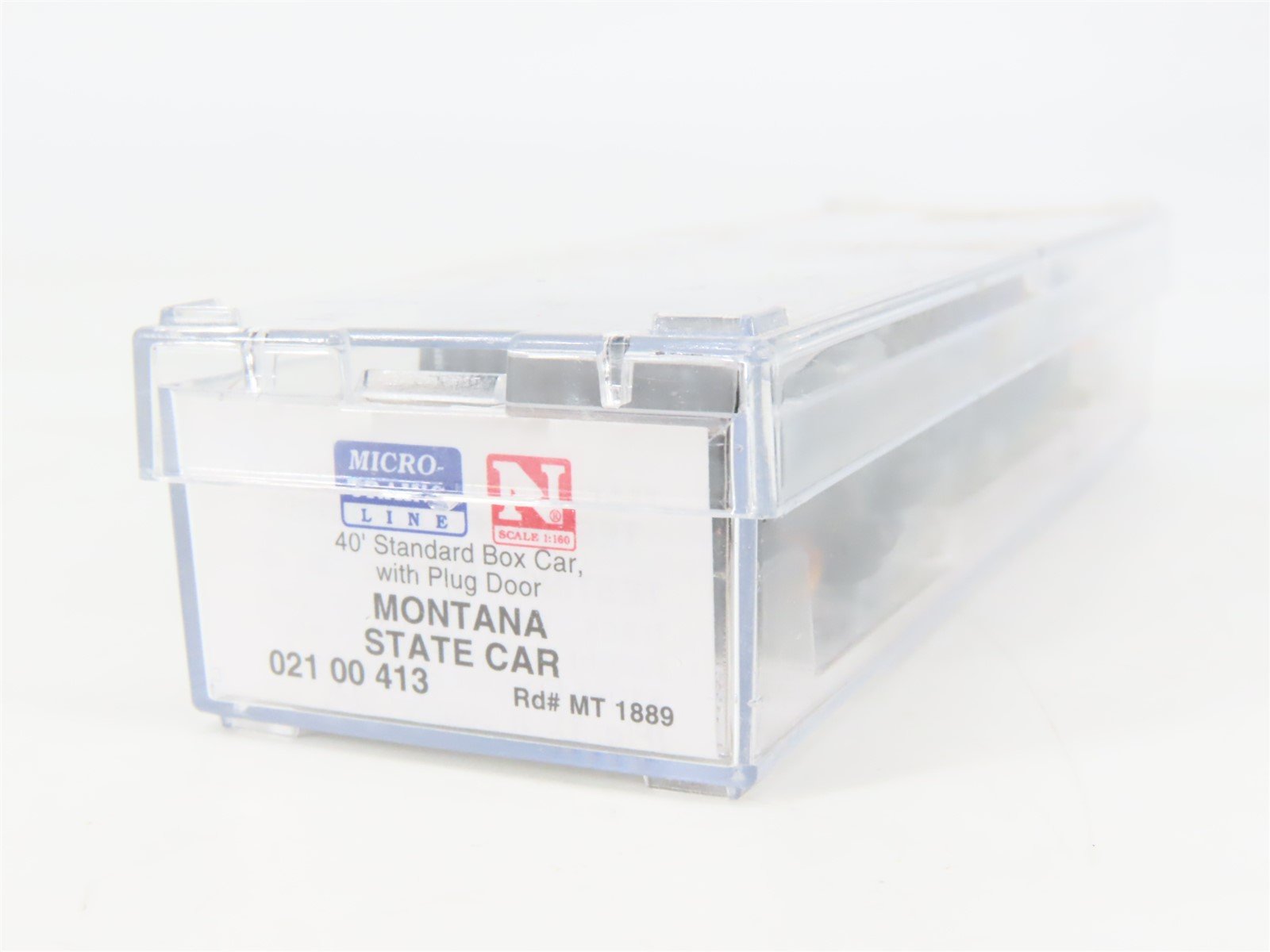 N Scale Micro-Trains MTL 02100413 MT Montana State 40' Standard Boxcar #1889