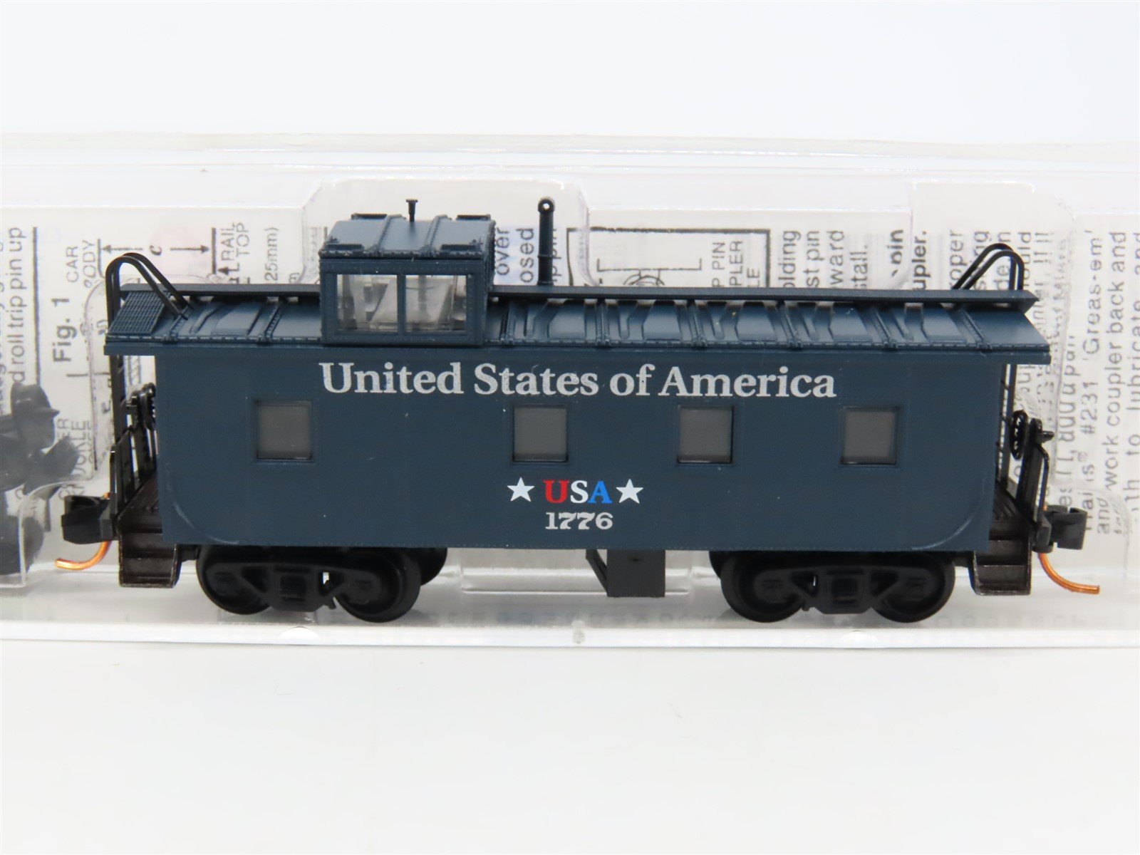 N Scale Micro-Trains MTL 10000240 USA Caboose 36' Riveted Steel Caboose #1776