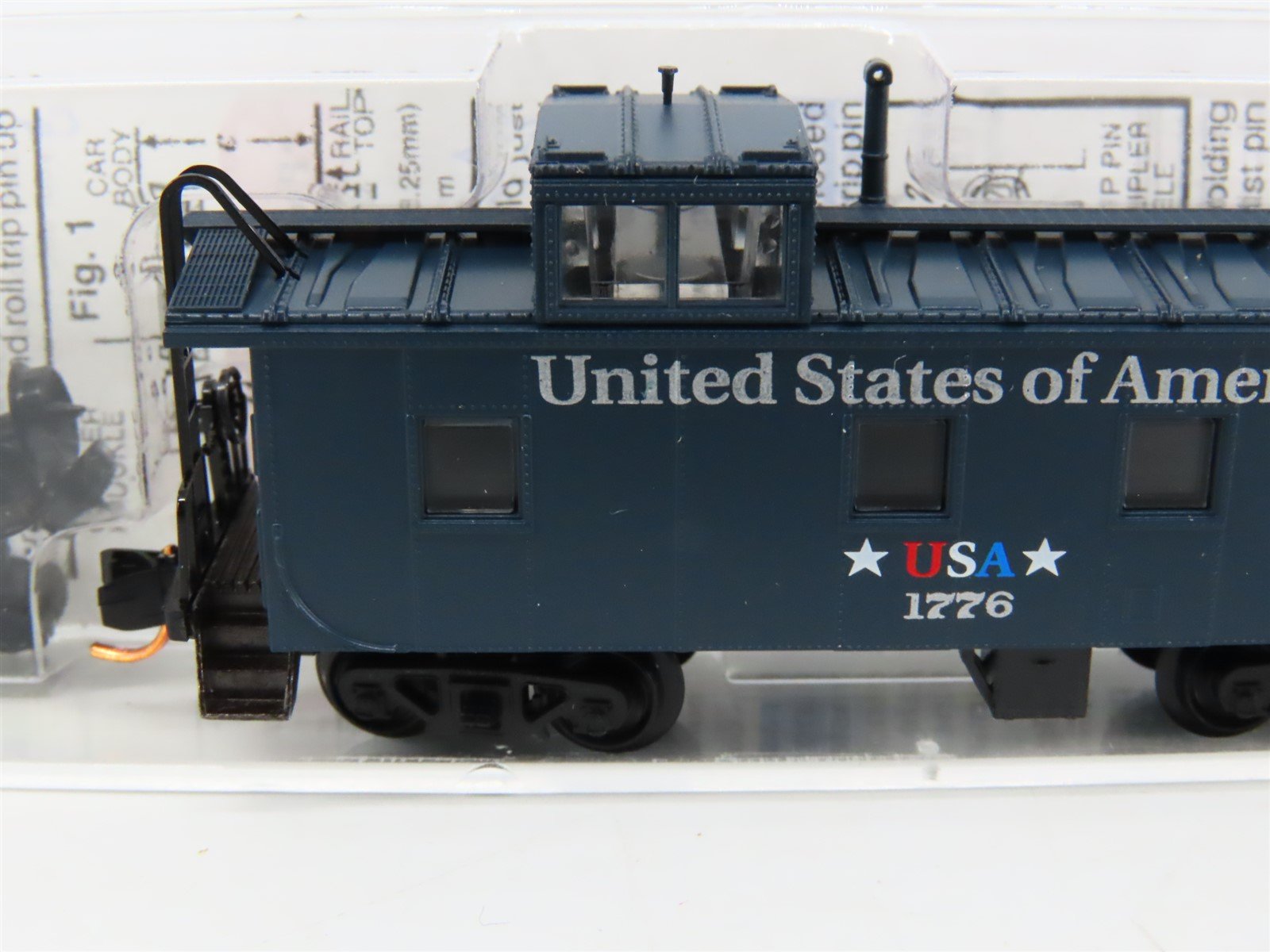 N Scale Micro-Trains MTL 10000240 USA Caboose 36' Riveted Steel Caboose #1776
