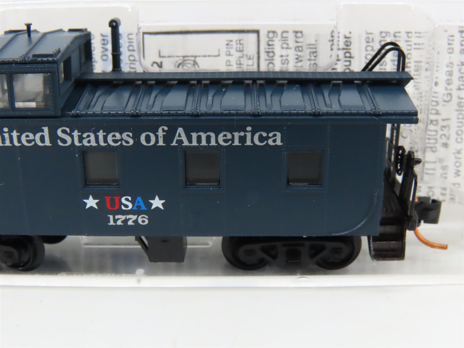 N Scale Micro-Trains MTL 10000240 USA Caboose 36' Riveted Steel Caboose #1776
