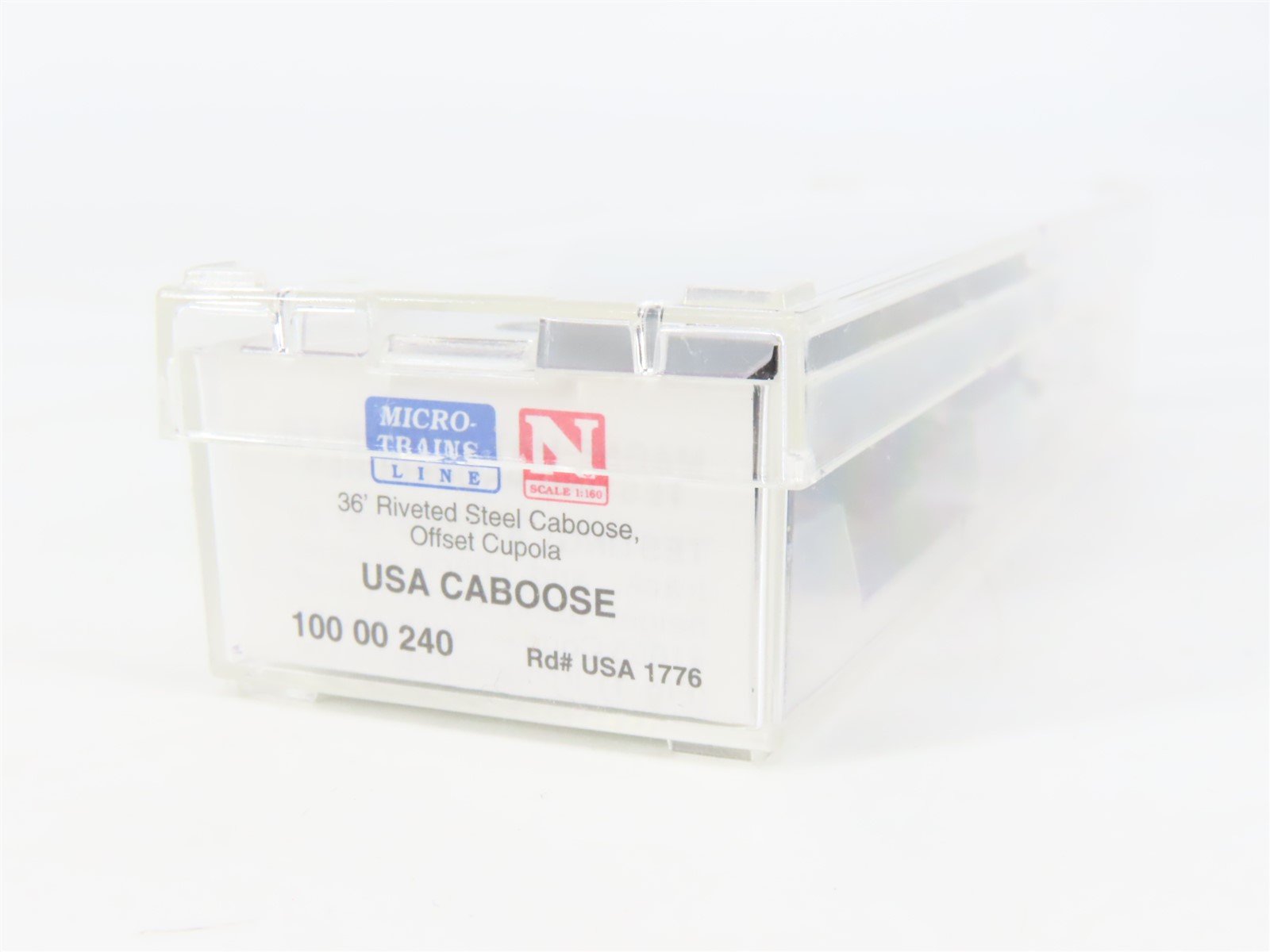 N Scale Micro-Trains MTL 10000240 USA Caboose 36' Riveted Steel Caboose #1776