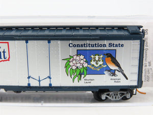 N Scale Micro-Trains MTL 02100412 CT Connecticut State 40' Boxcar #1788