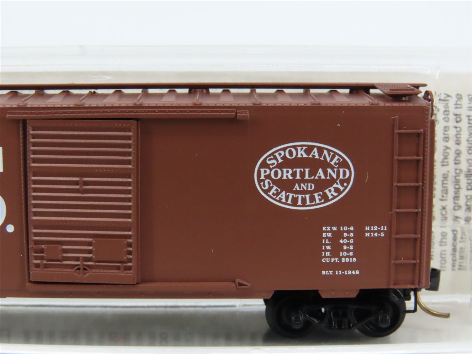 LOT of 4 N Scale Micro-Trains MTL SP&S/NP/WM/L&N 2-Bay Hoppers & Boxcars