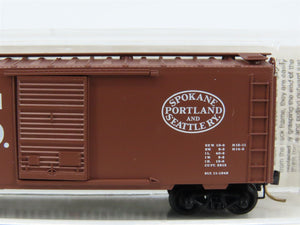 LOT of 4 N Scale Micro-Trains MTL SP&S/NP/WM/L&N 2-Bay Hoppers & Boxcars