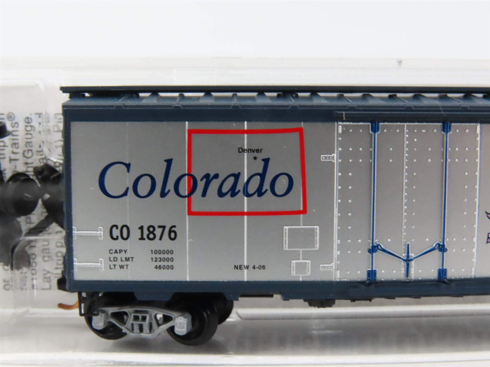 LOT of 4 N Micro-Trains MTL RF&P/PRR/AMC/Colorado Assorted 40' & 50' Boxcars