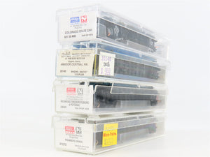 LOT of 4 N Micro-Trains MTL RF&P/PRR/AMC/Colorado Assorted 40' & 50' Boxcars