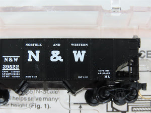 N Scale Micro-Trains MTL 91012 N&W Norfolk & Western 2-Bay Hopper 3-Pack