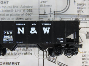 N Scale Micro-Trains MTL 91012 N&W Norfolk & Western 2-Bay Hopper 3-Pack