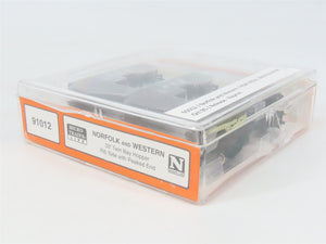 N Scale Micro-Trains MTL 91012 N&W Norfolk & Western 2-Bay Hopper 3-Pack