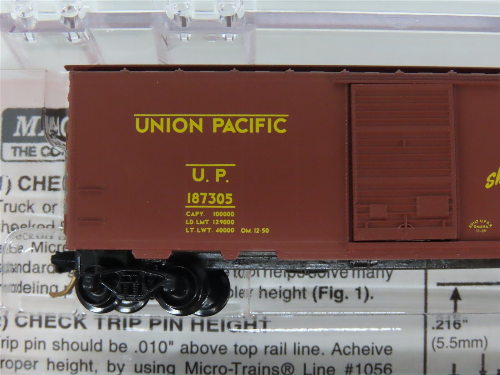 N Scale Micro-Trains MTL 20286-2 UP Union Pacific 40' Boxcar 3-Pack