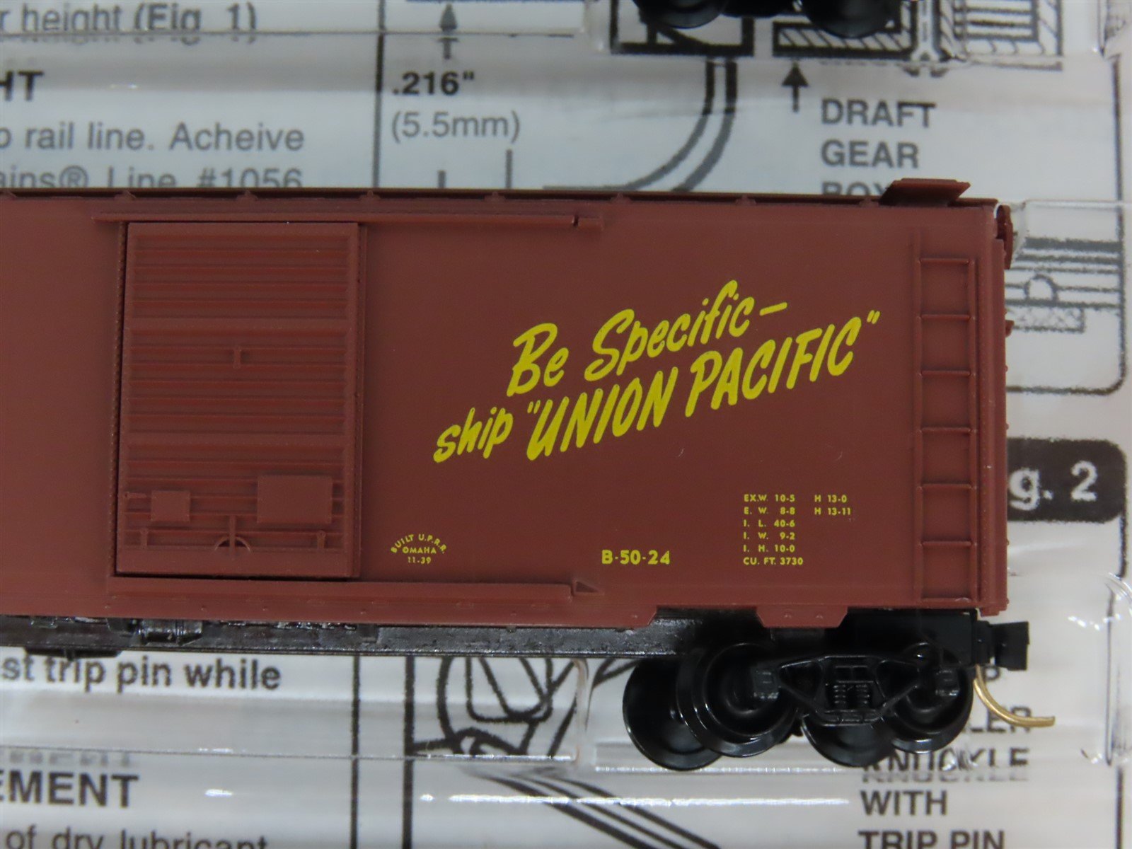 N Scale Micro-Trains MTL 20286-2 UP Union Pacific 40' Boxcar 3-Pack