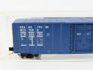 LOT of 4 N Scale Micro-Trains MTL GN/FEC/GTW Assorted 40' & 50' Boxcars