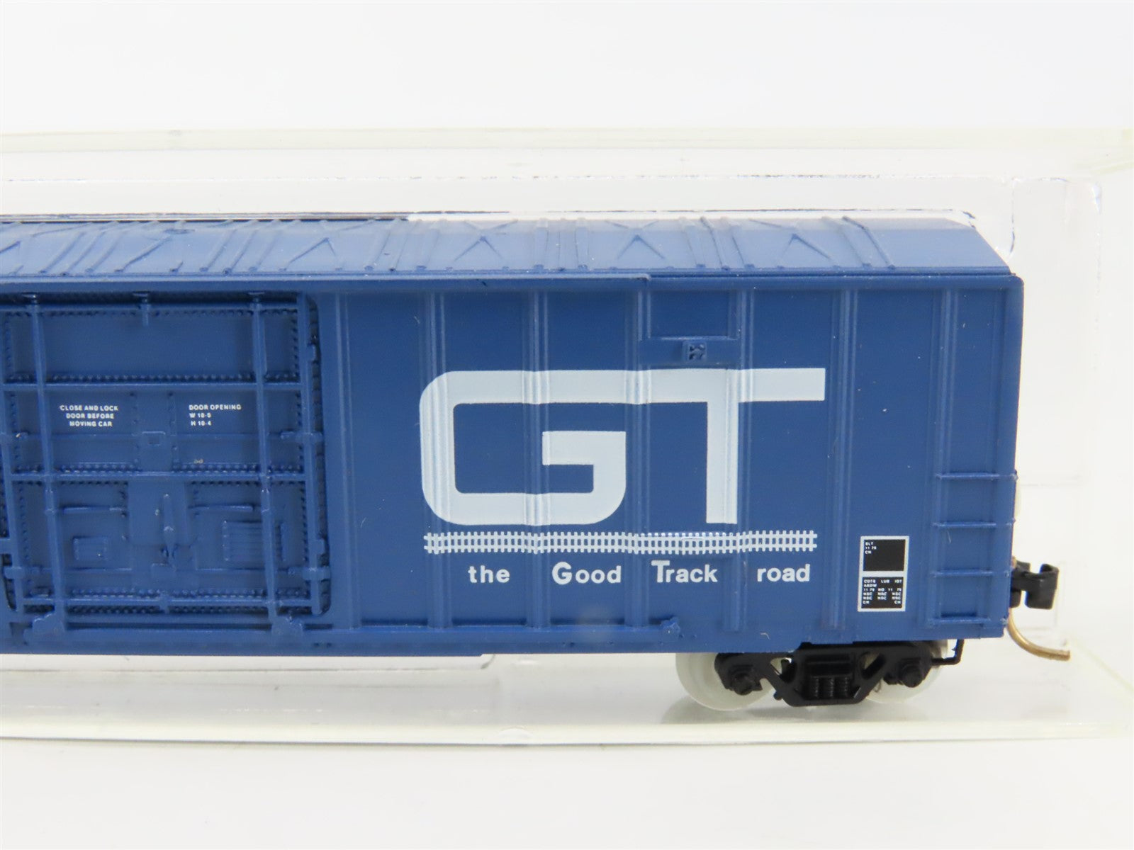 LOT of 4 N Scale Micro-Trains MTL GN/FEC/GTW Assorted 40' & 50' Boxcars