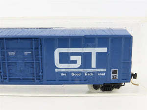 LOT of 4 N Scale Micro-Trains MTL GN/FEC/GTW Assorted 40' & 50' Boxcars