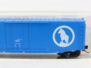LOT of 4 N Scale Micro-Trains MTL GN Great Northern Big Sky Blue 50' Boxcars