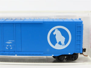 LOT of 4 N Scale Micro-Trains MTL GN Great Northern Big Sky Blue 50' Boxcars