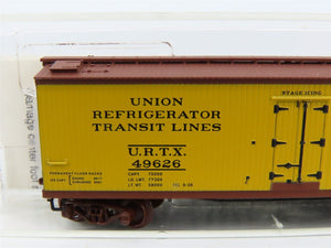LOT of 4 N Scale Micro-Trains MTL Halloween /URTX/NADX 40' Reefers & Boxcars