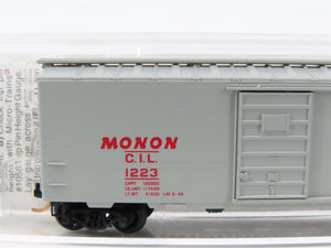 LOT of 4 N Scale Micro-Trains MTL NH/FP/CIL/IC Flatcar & 40' Boxcars