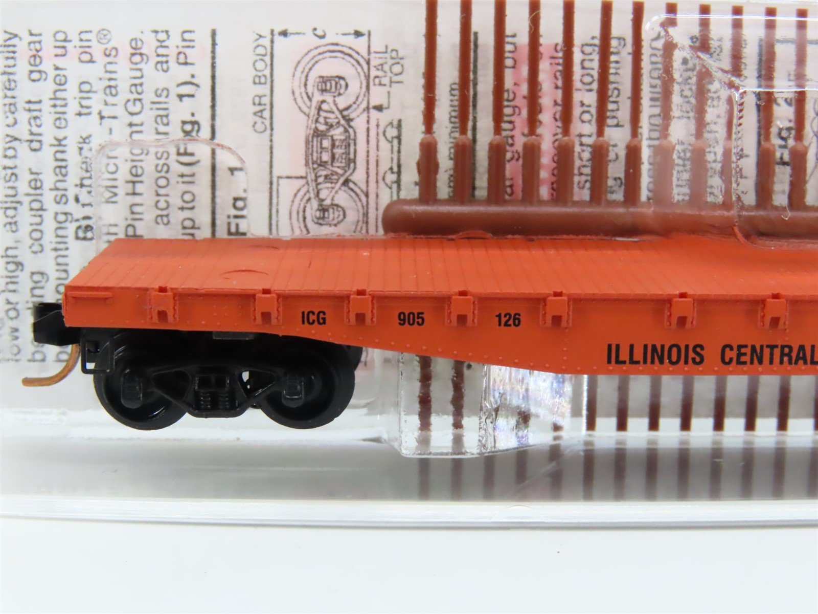 LOT of 4 N Scale Micro-Trains MTL NH/FP/CIL/IC Flatcar & 40' Boxcars
