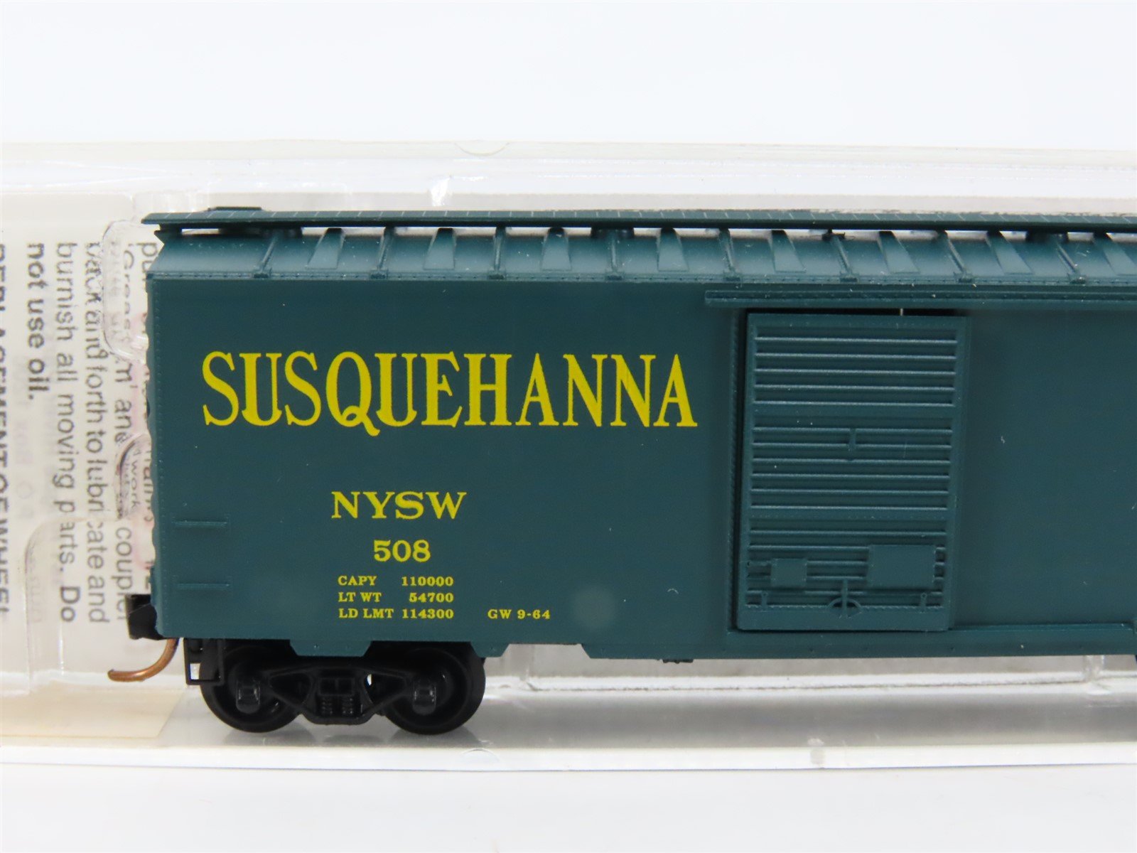 LOT of 4 N Scale Micro-Trains MTL NYSW/GN/URTC/Louisiana 40' Boxcars