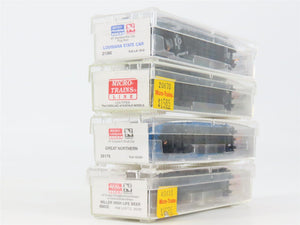 LOT of 4 N Scale Micro-Trains MTL NYSW/GN/URTC/Louisiana 40' Boxcars