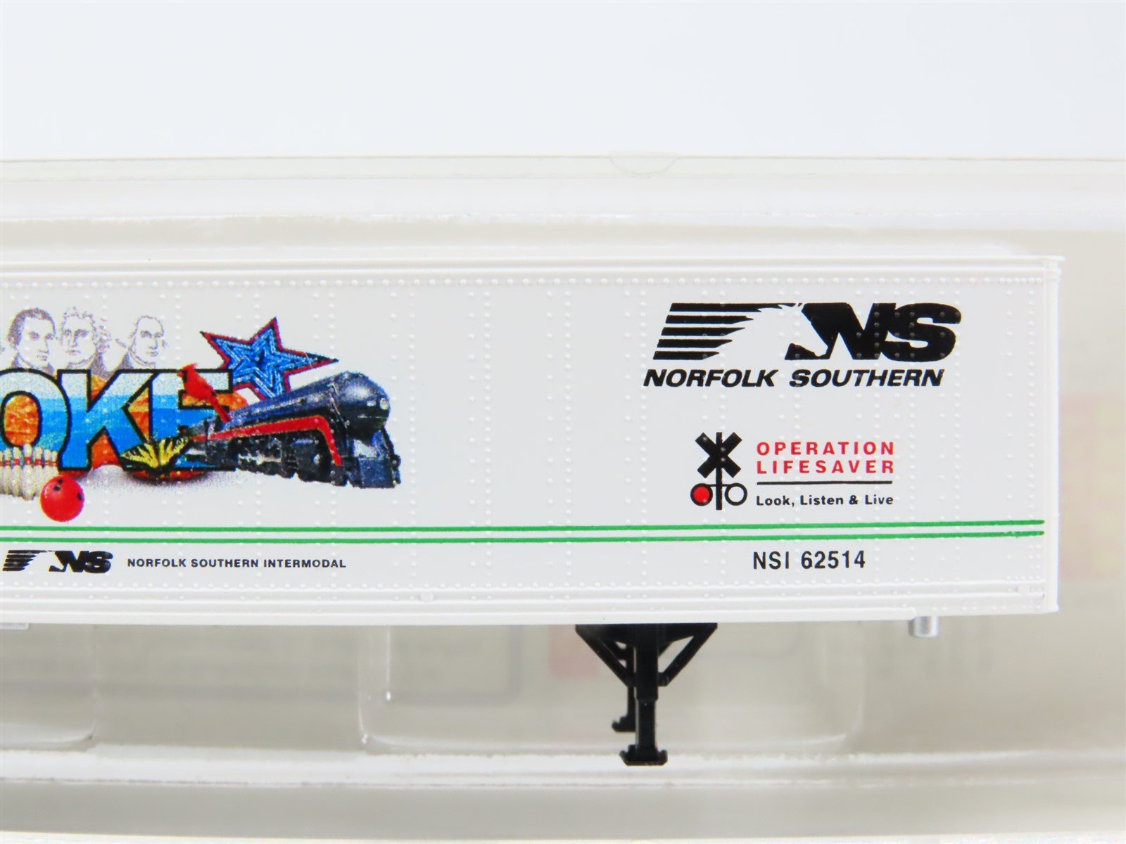 N Scale Micro-Trains MTL NSE 14-4 2014 NS Roanoke Cityscape Trailer