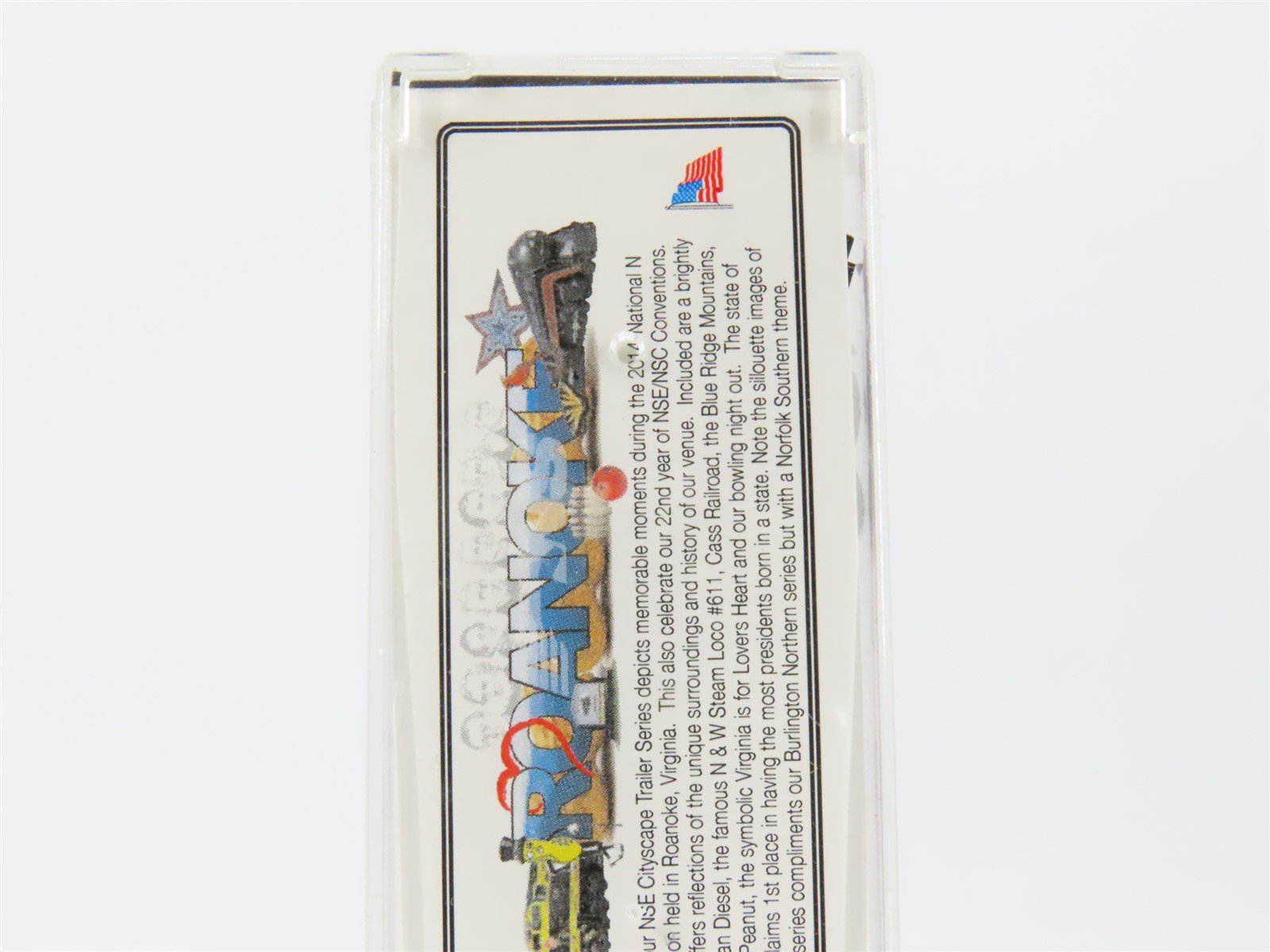 N Scale Micro-Trains MTL NSE 14-4 2014 NS Roanoke Cityscape Trailer