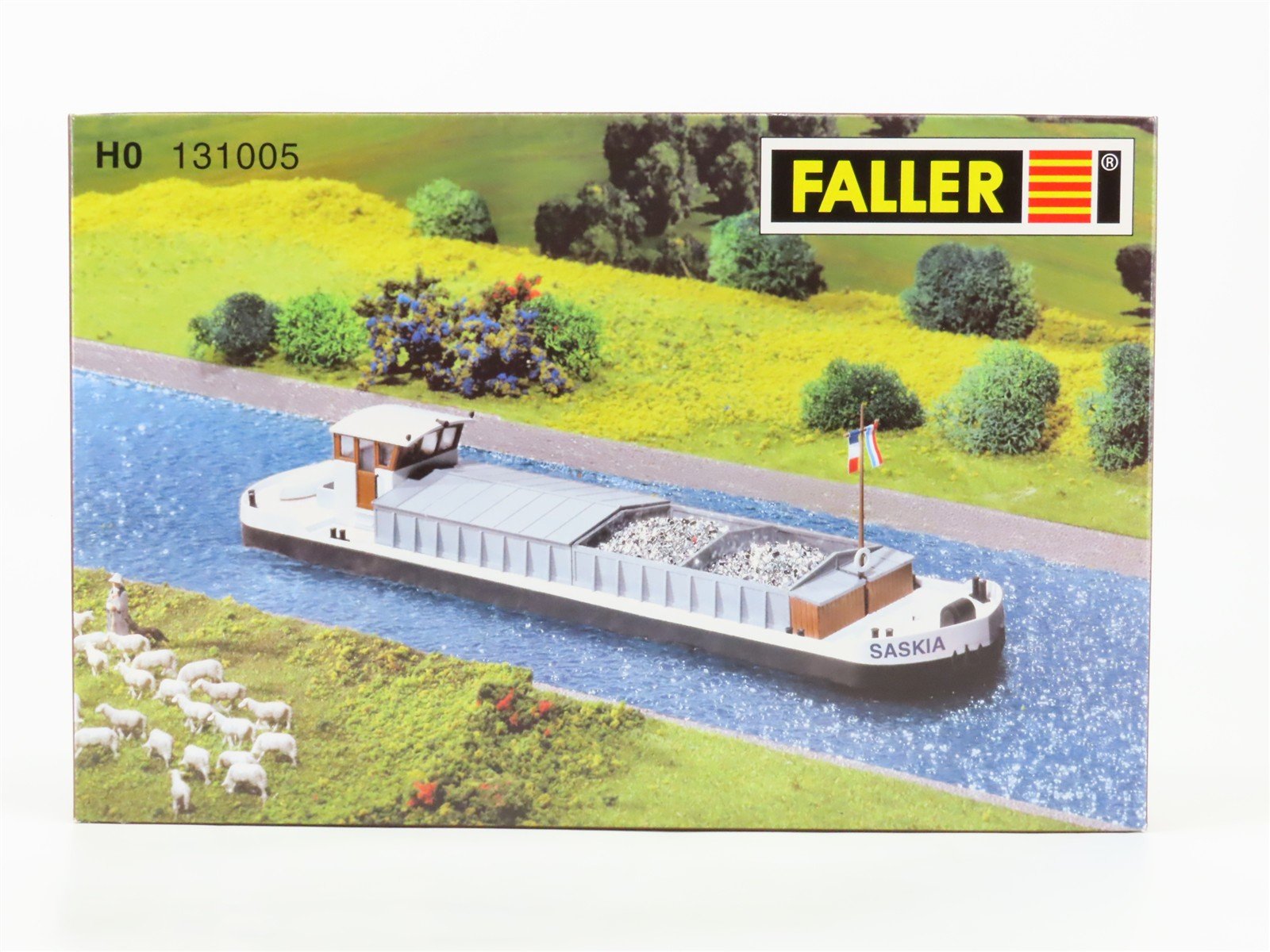 HO 1/87 Scale Faller Kit 131005 Motor Cargo Barge