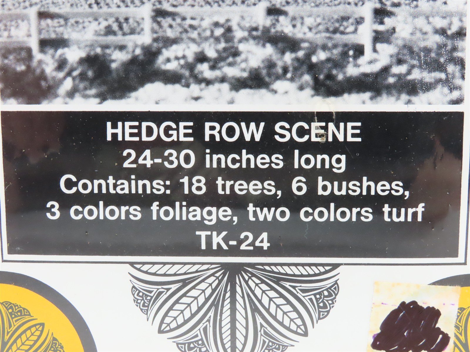 Multi-Scale Woodland Scenics Kit TK-24 Hedge Row Scene - Sealed
