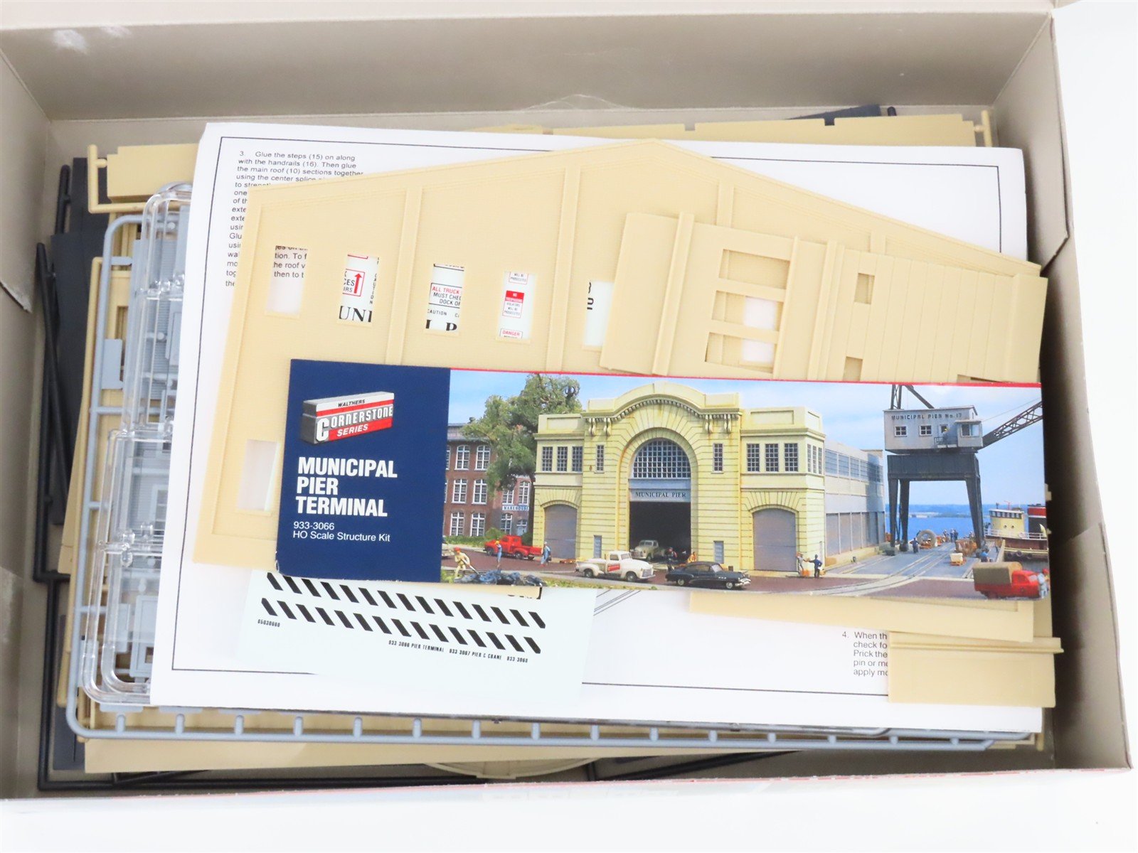 HO 1/87 Walthers Cornerstone The Waterfront Kit 933-3066 Municipal Pier Terminal