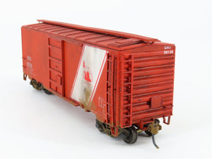 HO Scale Accurate 1002 CNJ Central of New Jersey 40' Boxcar #20726 Weathered