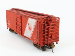 HO Scale Accurate 1002 CNJ Central of New Jersey 40' Boxcar #20726 Weathered