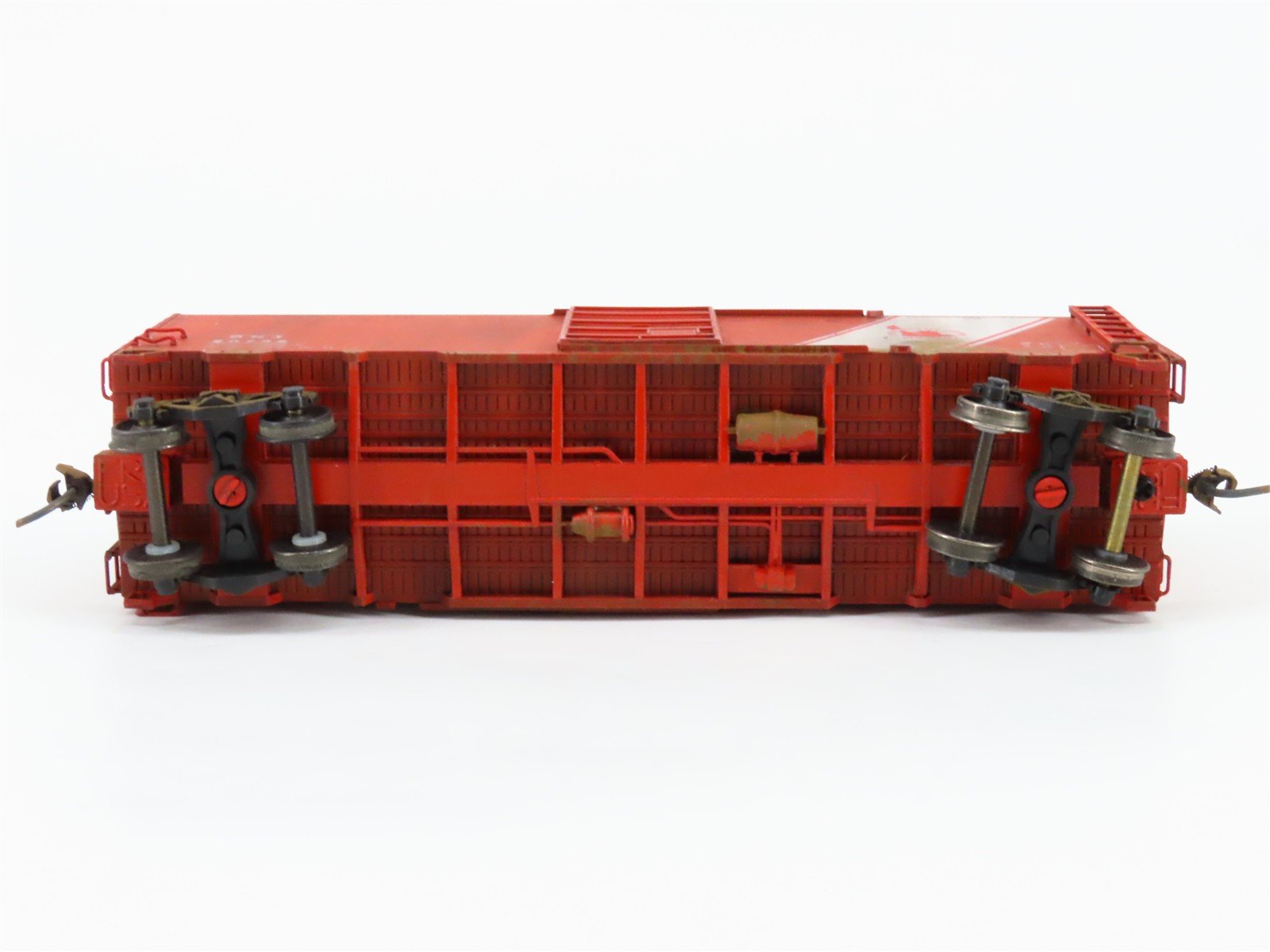 HO Scale Accurate 1002 CNJ Central of New Jersey 40' Boxcar #20726 Weathered