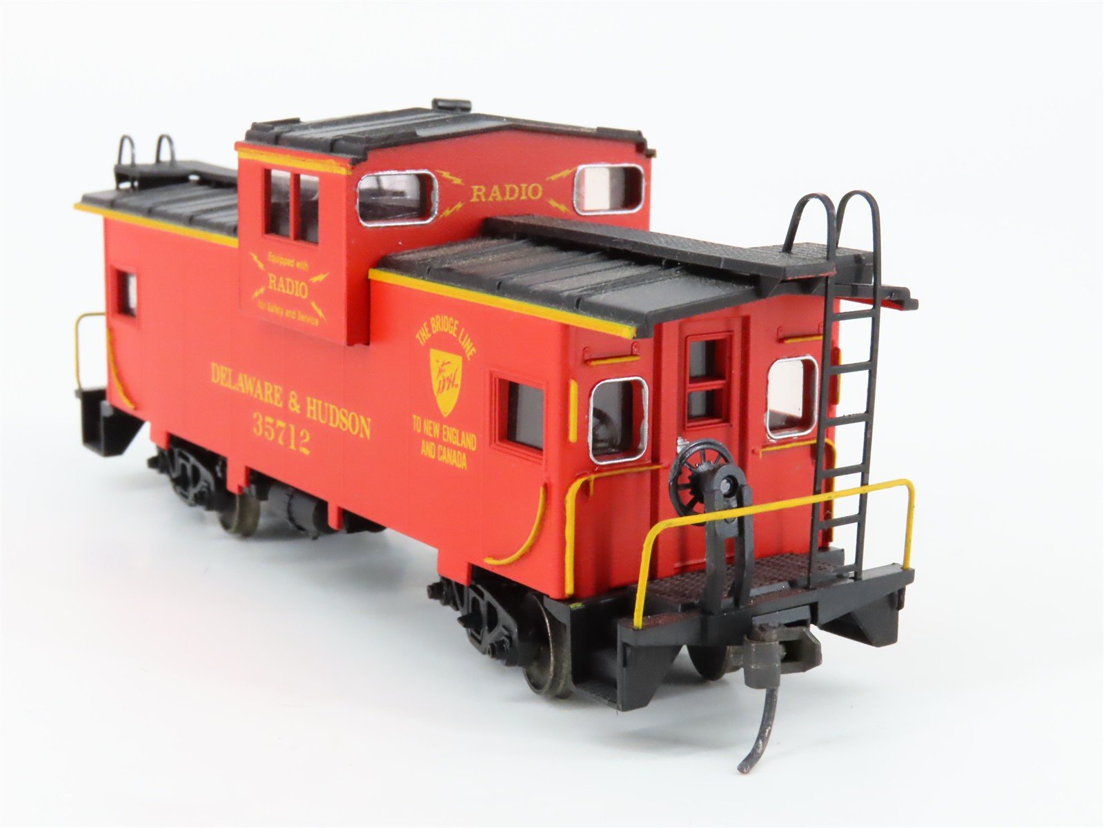 HO Scale Athearn Rail Runner D&H Delaware & Hudson Caboose #35712 Pro Custom
