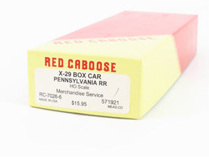 HO Red Caboose RC-7026-6 PRR Pennsylvania X-29 50' Boxcar #571921 Weathered