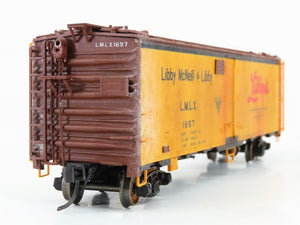 HO Scale Intermountain 40517-12 LMLX Libby Ice Reefer #1697 Weathered