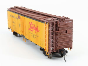 HO Scale Intermountain 40517-12 LMLX Libby Ice Reefer #1697 Weathered