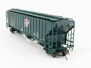 HO Scale Intermountain CNW-01 CNW Railway 3-Bay Covered Hopper #182409