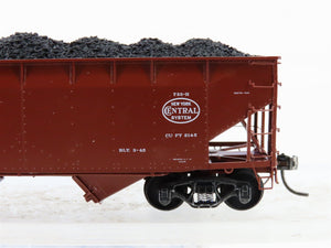 HO Scale Kadee 7033 NYC New York Central 2-Bay Open Hopper #867387 w/Coal Load