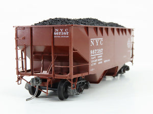 HO Scale Kadee 7033 NYC New York Central 2-Bay Open Hopper #867387 w/Coal Load