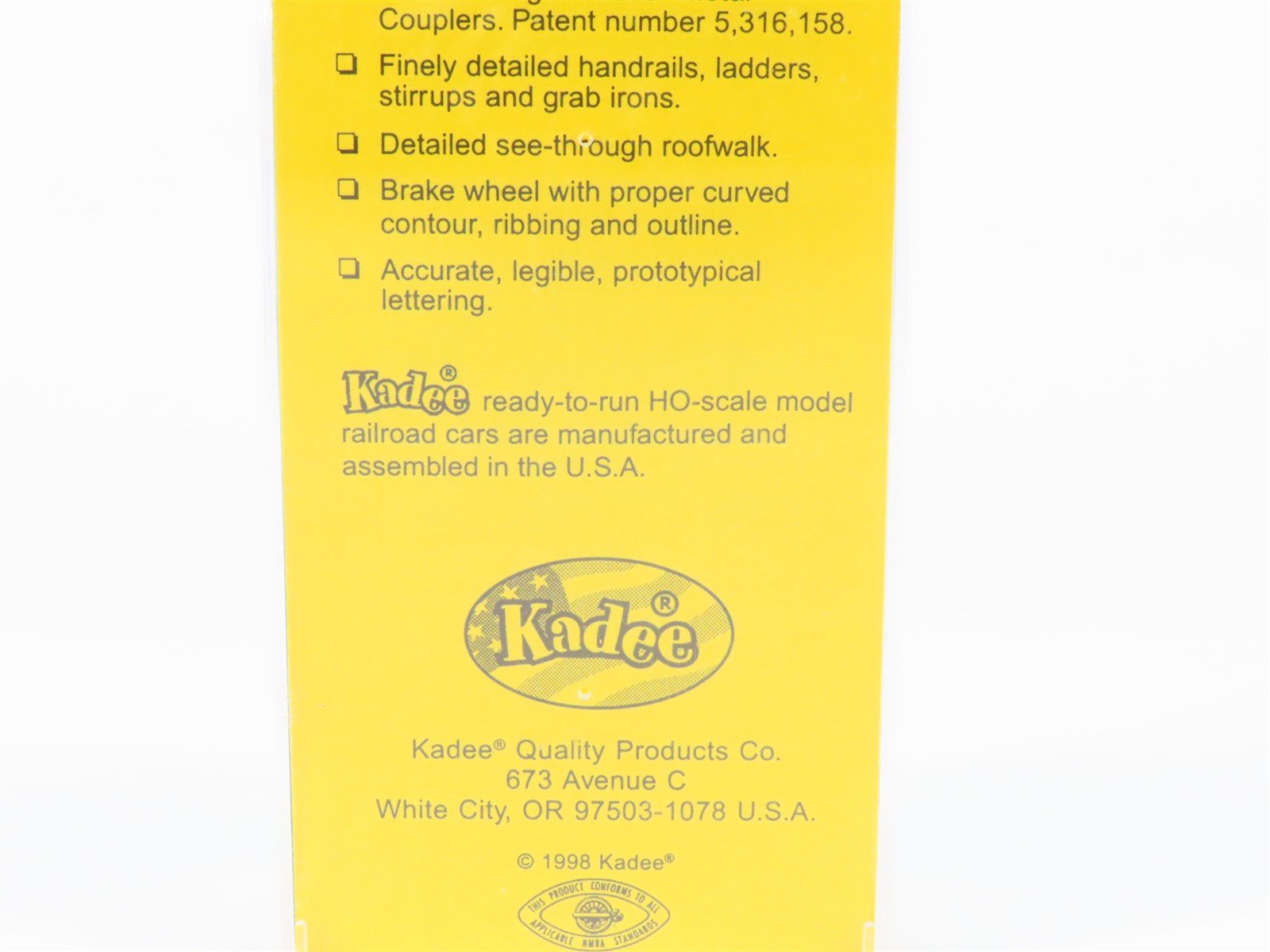 HO Scale Kadee 4021 MNS Minneapolis Northfield & Southern 40' Boxcar #1035